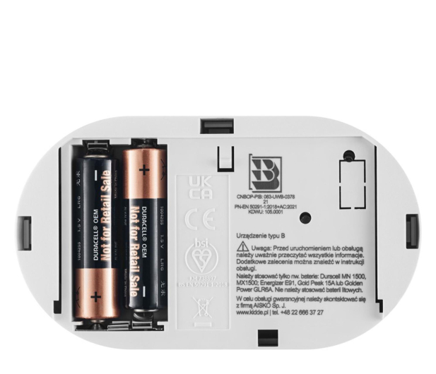 KIDDE Czujnik tlenku węgla K5DCO z LCD - 1308606 - zdjęcie 4